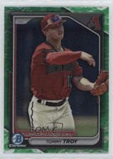 2024 Bowman Chrome Prospects Lunar Glow Refractor Tommy Troy #BCP-76 0q1p