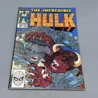 Vintage 1988 Marvel Incredible Hulk #341 Comic Book Blue Hulk McFarlane TSR Ad