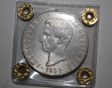 120 Grana "Piastra" 1859 Regno delle Due Sicilie Francesco II periziato BB+