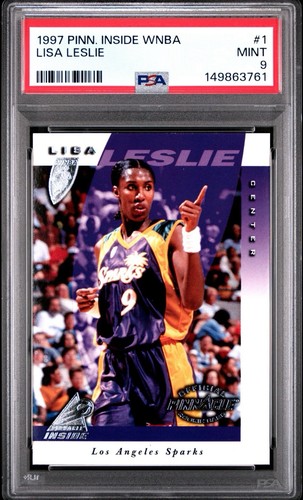 1997 Pinnacle Inside WNBA - Lisa Leslie #1  (Rookie Card) - PSA 9