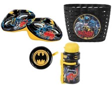 Children's Bike Set DC Comics Batman with Protective Helmet, Metal Bell, c