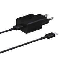 USB-C 15W Pd Afc-WandladegeräT + Usb-C-Kabel Schwarz