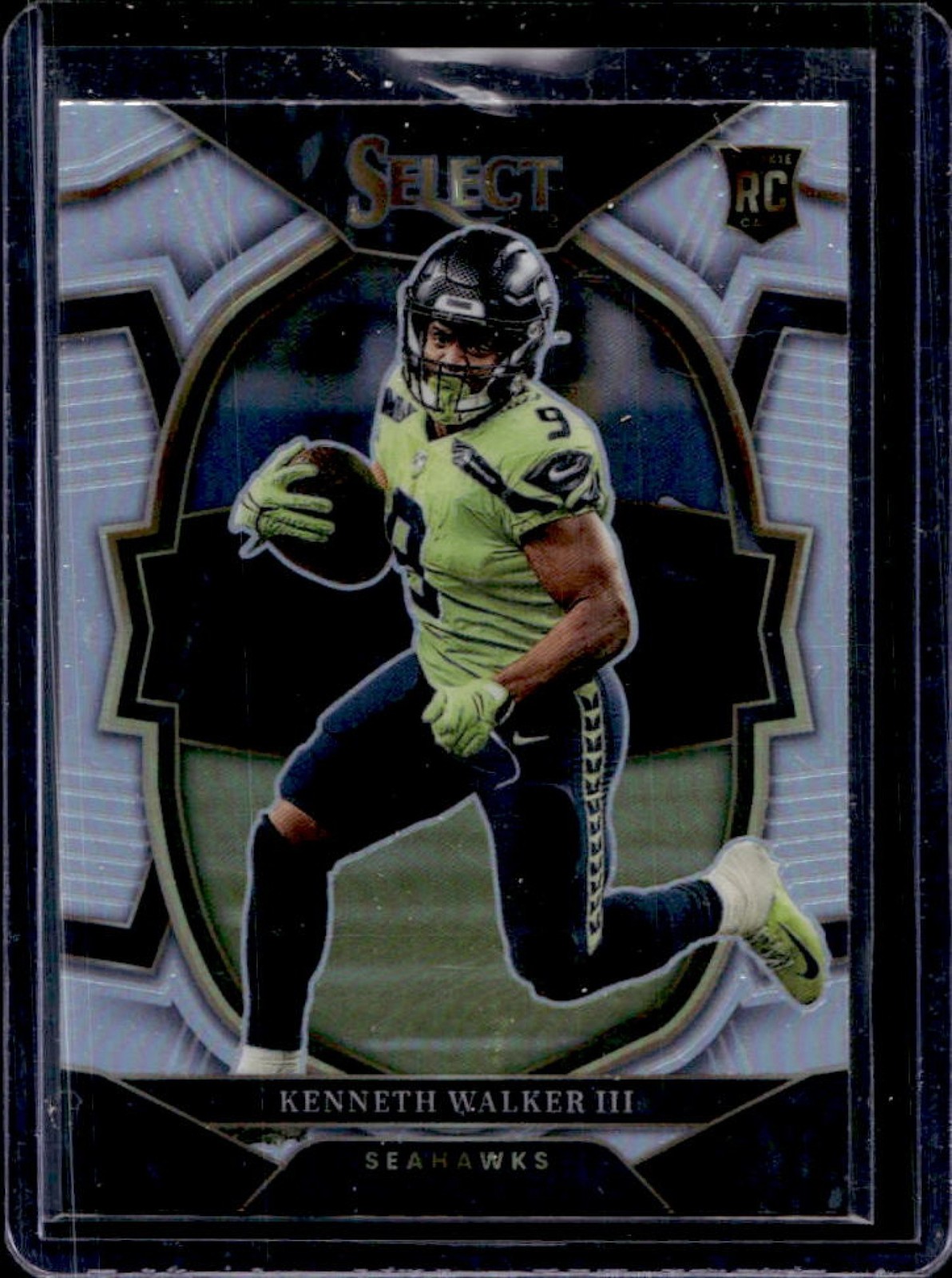 2022 Panini Select Kenneth Walker III RC Silver Prizm Concourse #2 Seahawks