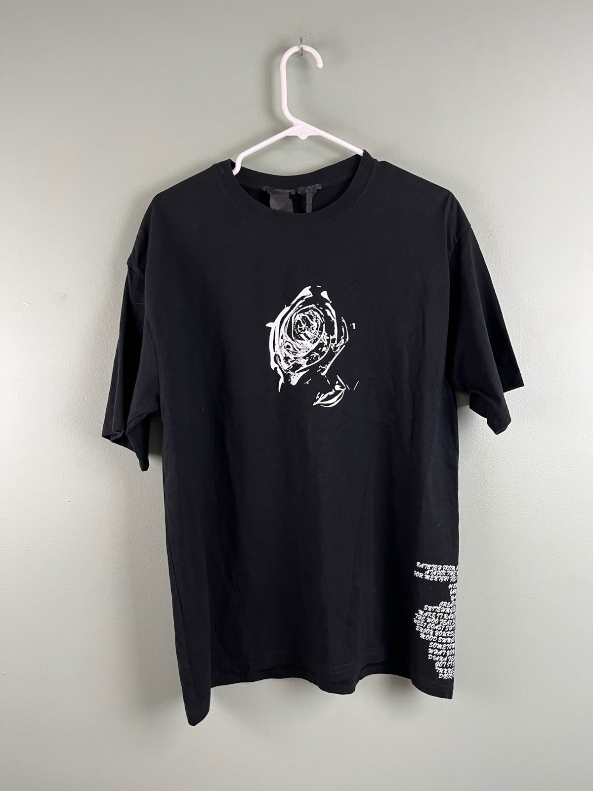 Pop Smoke x Vlone Tracklist Tee Size Large Hard To Find Shoot For The Stars Aim