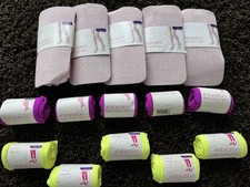 Tights- 15 pairs girls medium 7-10 3 sets of colors