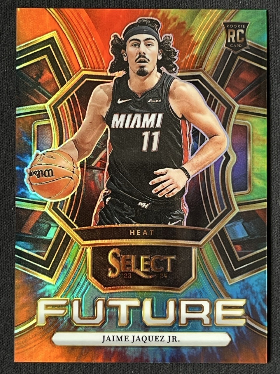 Jaime Jaquez Jr. 2023-24 Panini Select Future Tie-Dye Prizm RC /25 #18