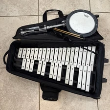Xylophone Bell Kit by Pearl With Carrying Case Practice Pad and Stand