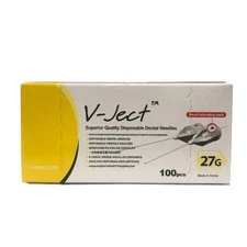 V-Ject Disposable Dental Needles 100pcs 27G/(0.4X30mm)   V-JECT27L 