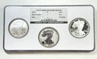 2006 Silver American Eagle 20th Anniversary Set NGC MS70 - TRIHOLDER