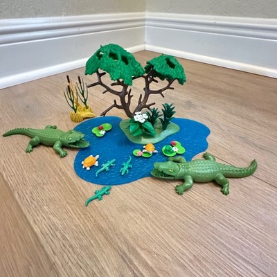 Playmobil 3229 Alligators Habitat Family Wetland (2003) Complete