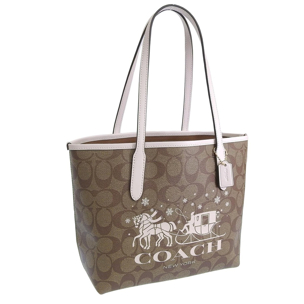 Coach] Bag Women'S Tote Bag Outlet Brand Mini City Tote