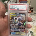 Pokémon Blastoise & Piplup GX 38/236 Cosmic Eclipse Ultra Rare PSA 9 Holo