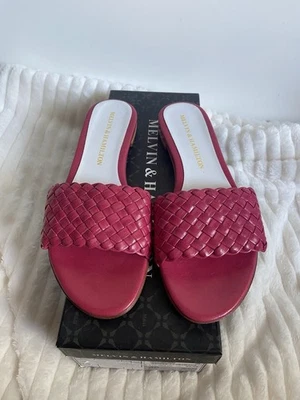 Neu Melvin & Hamilton Slipper Sandalen Gr. 36 Leder Pink Rosa NP 99,95€ - Bild 1 von 4