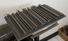 12L14 Steel Bar Lot – Round, Square,Hex - 125 PCS – 22.95 LBS – Screw Machine