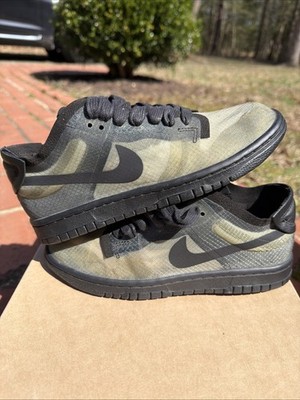 Nike Dunk Low Comme des Garcons Black Athletic Shoes Size 6.5 Women's CZ2675-002
