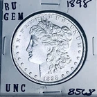 1898 BU GEM MORGAN SILVER DOLLAR UNC MS+++ U.S. MINT RARE COIN 8568