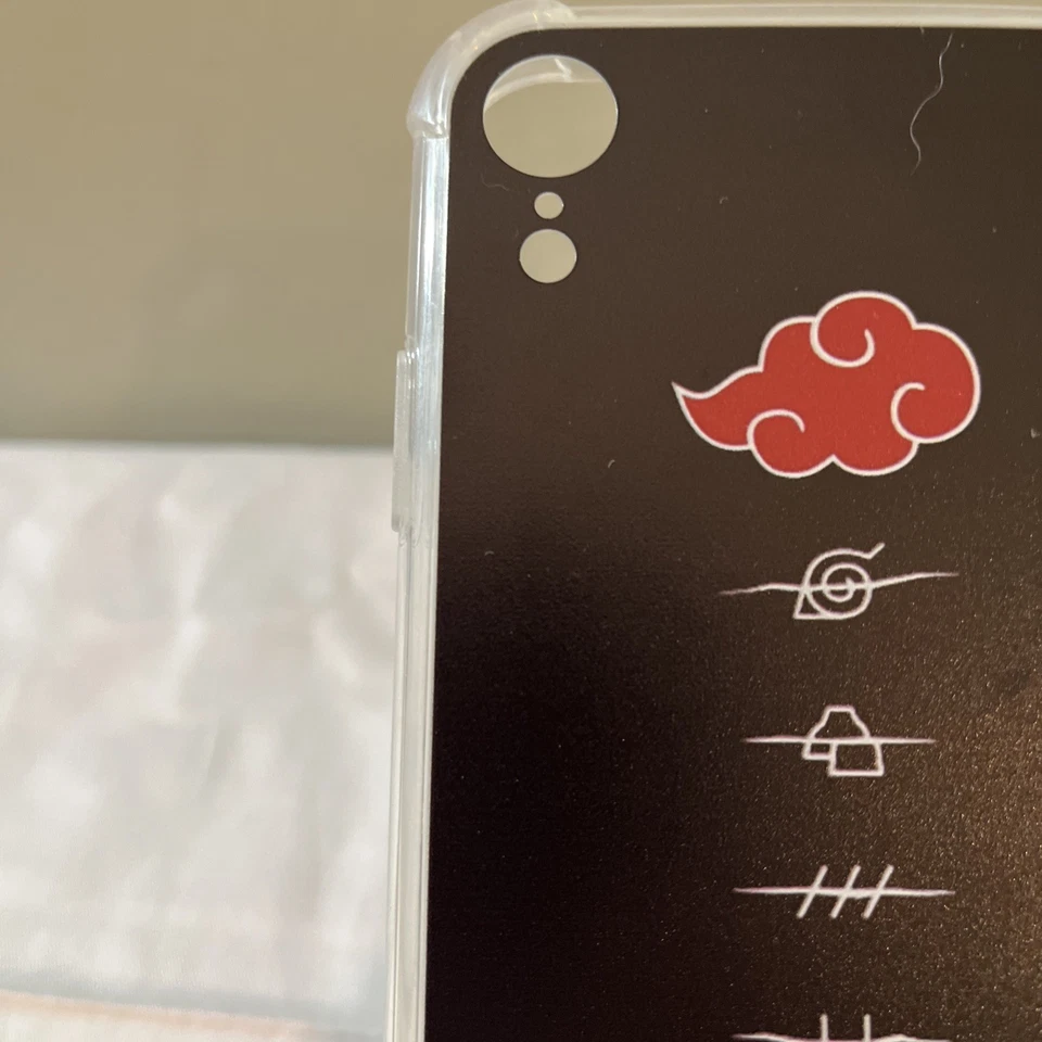 Funda Teléfono Serie Anime Naruto Red Cloud Nuevo XR Iphone Foto 2 de 4