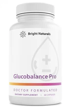 Bright Naturals Glucobalance Pro Dietary Supplement 60 Capsules