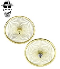 ORIGINAL LOWRIDER 20" Gold Front  Coaster Dayton Bicycle Wheel Set 144 Spokes.
