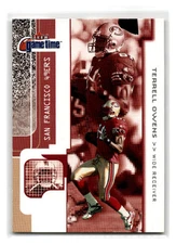 2001 Fleer Game Time - #8 - Terrell Owens - San Francisco 49ers