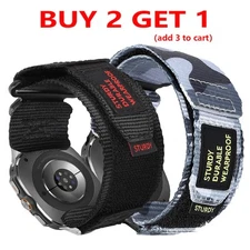 Nylon Strap for Samsung Galaxy Watch Ultra 2025/7Ultra Loop Camouflage Wristband