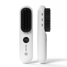 OA Magic White Wireless Hair Brush Iron, Volume-Boosting Root Lifter for Men'...