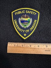 Public Safety University Of Oregon Shoulder Patch