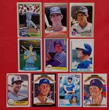 Dale Murphy 10 Card Lot Atlanta Braves All Different No Duplicates See Pics Nice