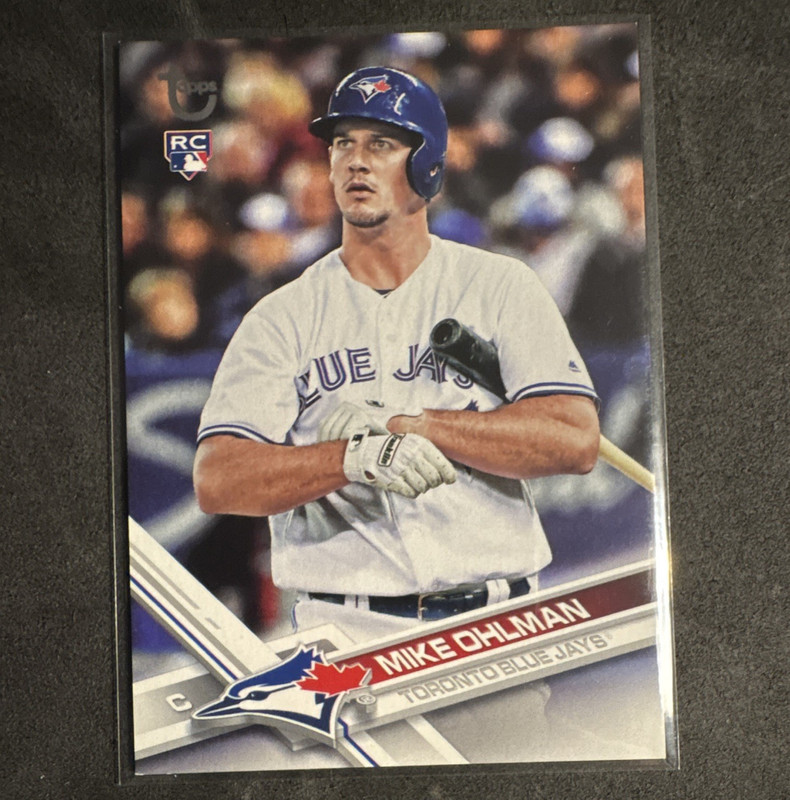 Topps 2017 Update Series Mike Ohlman vintage Card Stock SSP #US256 RC 32/99