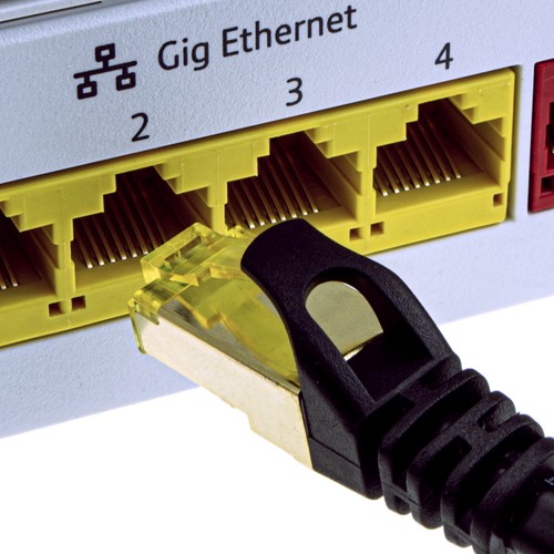 CAT7 Ethernet RJ45 Cable 10Gig F/FTP Shielded Network High Speed Lead Gold Lot - Afbeelding 3 van 21