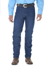 Wrangler ~ Mens ~ 13MWZ ~ Original Fit Cowboy Cut ~ Rigid Indigo 38x30 New Tags
