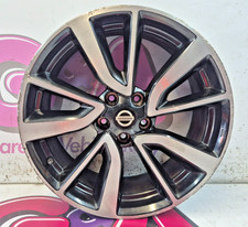 13 NISSAN QASHQAI J11 TEKNA 19" 7J ET40 5 STUD 5 TWIN SPOKED ALLOY WHEEL 13-21