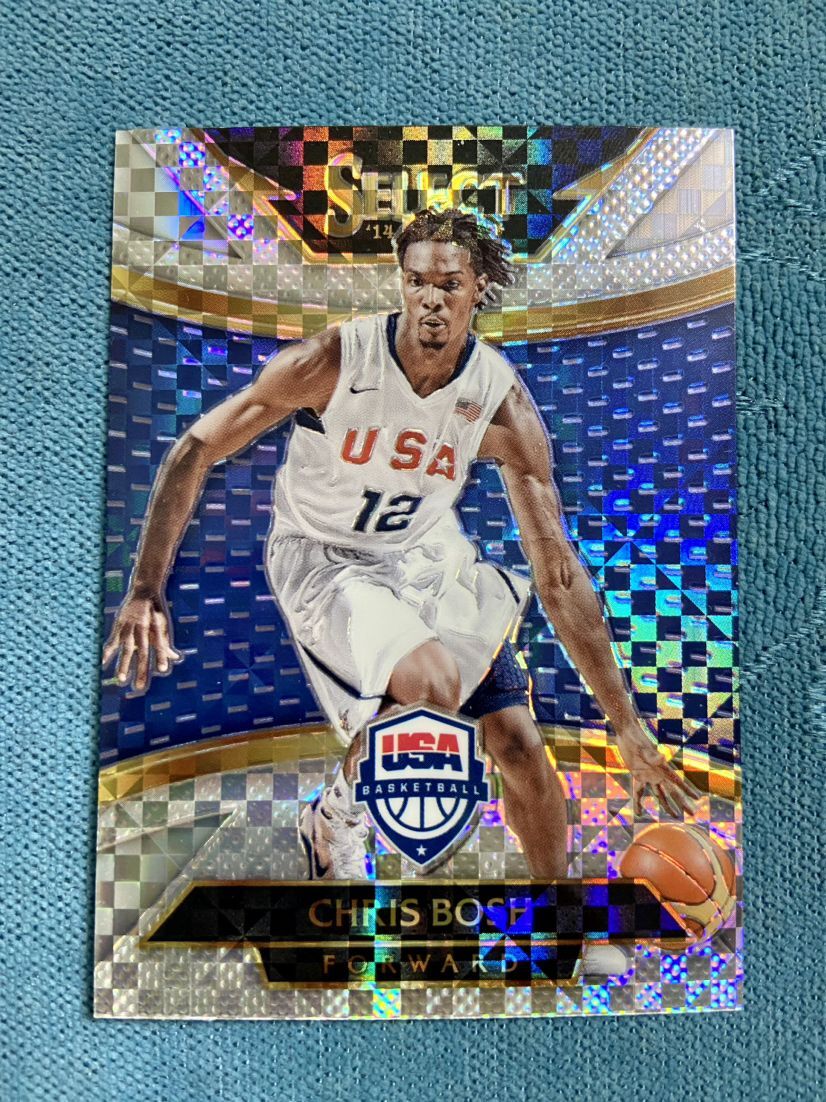 2014-15 Panini Select Silver Prizm Team USA Courtside Chris Bosh #233
