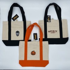 2024 Spirit Halloween Exclusive Mini Tote Bag Trio