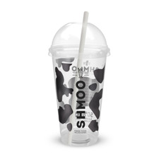 Shmoo Milkshake Large Disposables | 22fl oz | Approx. 86 Cups, Lids & Straws