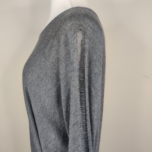 Splendid Sweater XS Womens Dolman Sleeve Grey Soft Knit Cashmere Blend - Picture 8 of 13