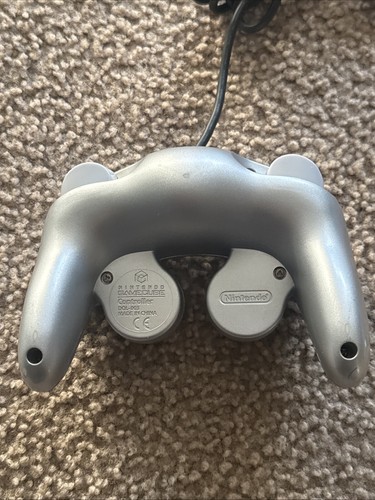 Nintendo GameCube Controller Silver Platinum DOL-003 Joystick OEM Tested - Picture 5 of 13
