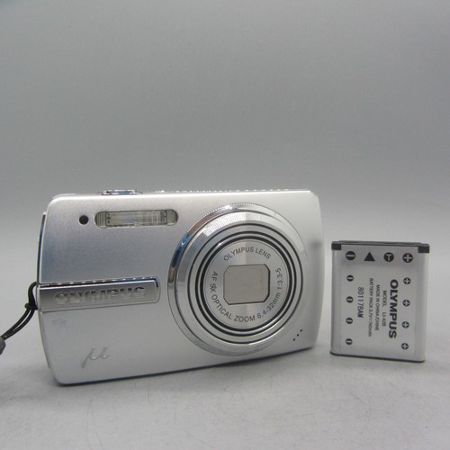 Olympus Digital Camera Mju 840 8.0MP Silver Tested