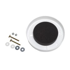 Oatey 43419 Flange Cover Kit White Block Sewer Gases  Prevent Clogs
