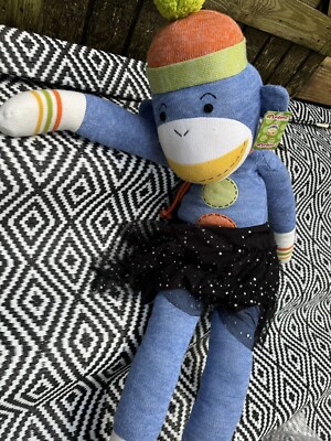 Giant Blue Monkey Display With magnetic hands And Tutu  gift craft MVP Monkeez