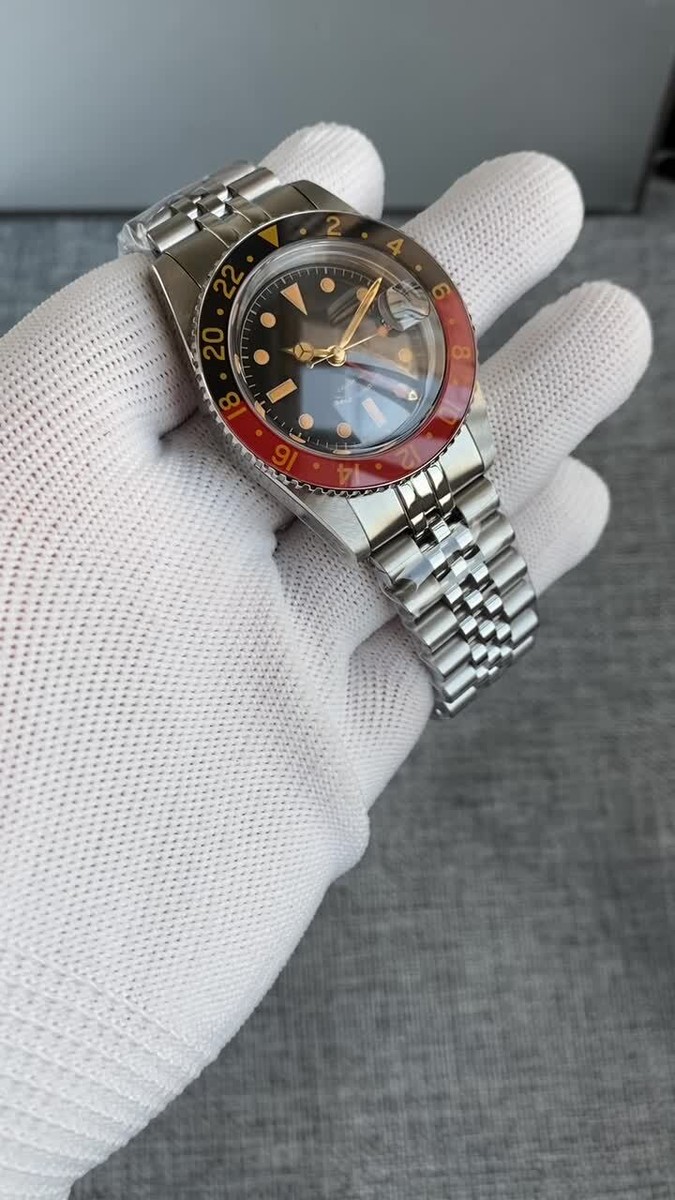 Vintage Bubble Sapphire Crystal 20ATM 38mm NH34 Automatic Diver