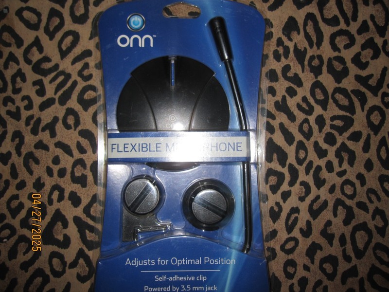 ONN Flexible Microphone for Computer! Plug & Play