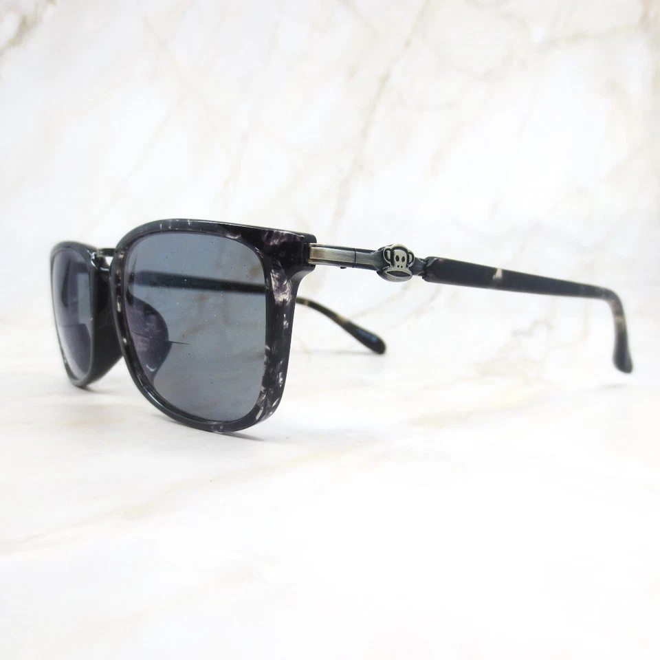 Gafas de sol Paul Frank hechas a mano marco PF-3108 C03 para hombre negro borde completo 53-21-140 Foto 2 de 4