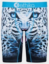 Ethika the Staple Snow Force Leopard Blue Eyes Boxers Mn's 3XL NIP