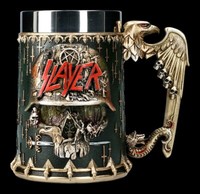Krug - Slayer Totenkopf | Musik Merchandise Bierkrug Dekoration