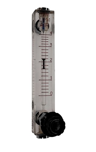 Air Rotameter Acrylic Body With Regulator, Connection SS Material Size: 1/4" BSP - Picture 8 of 19