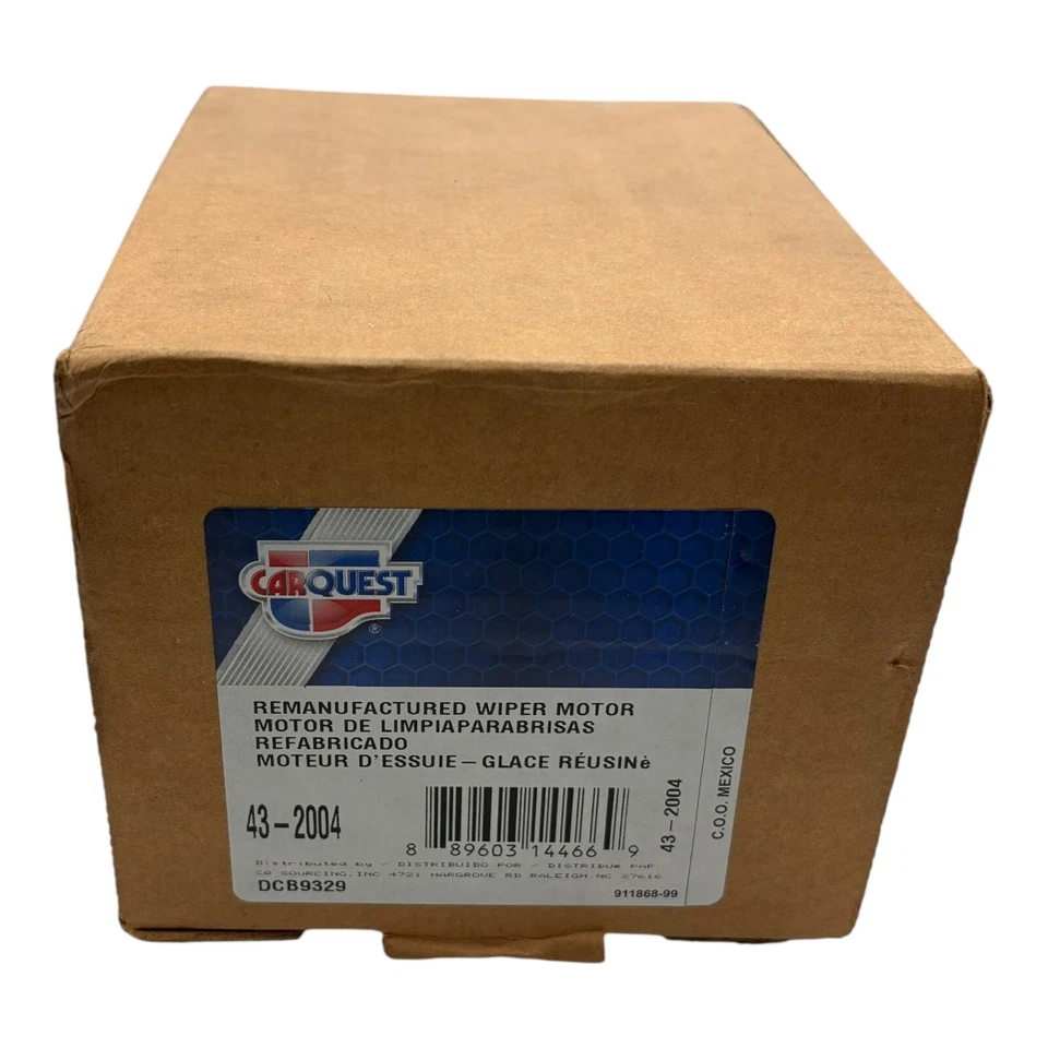 Windshield Wiper Mtr Carquest 43-2004 for 97-01 Camry 03-06 Outlander 02-07 — 第 3/4 张图片
