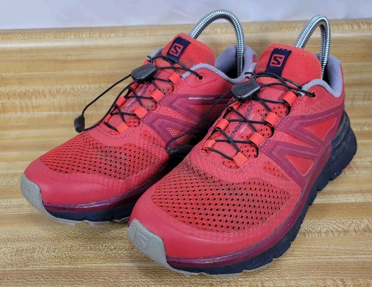 Scarpe da donna blu Salomon Sense Max 2 trail escursionismo taglia 6 5 406902