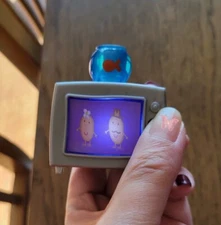 Rare Light-Up Mr Potato TV w/ Goldie Goldfish Tank. Peppa Pig Rare Accessories