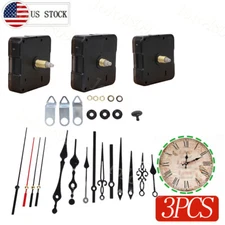3PCS DIY Wall Quartz Clock Movement Mechanism Repair Tool Parts Kit